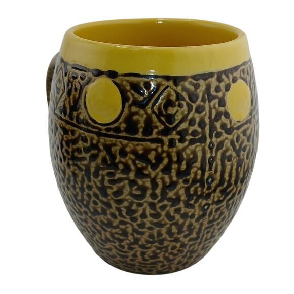 Always Azul Pottery Handcrafted Ceramic Mugs One Spoon Quirky Art Thick Cups - Picture 5 of 10